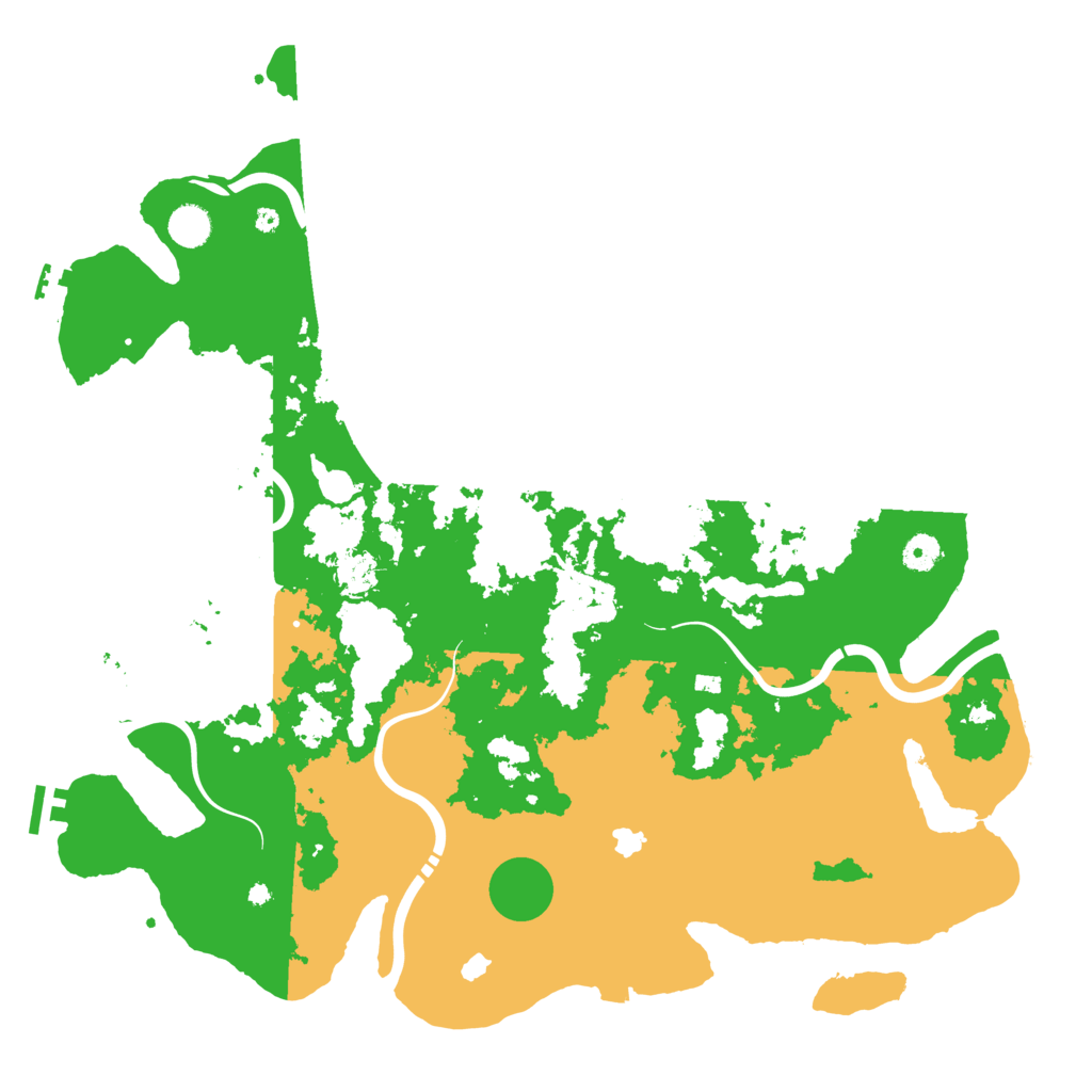 Biome Rust Map: Procedural Map, Size: 4500, Seed: 2943612