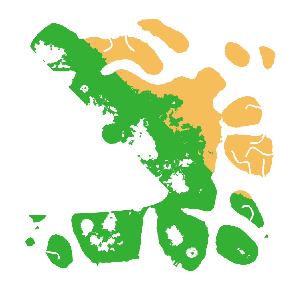 Biome Rust Map: Procedural Map, Size: 4000, Seed: 4284535