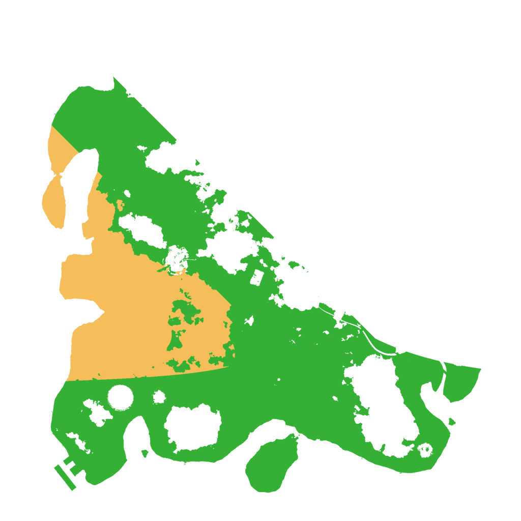 Biome Rust Map: Procedural Map, Size: 3600, Seed: 254123