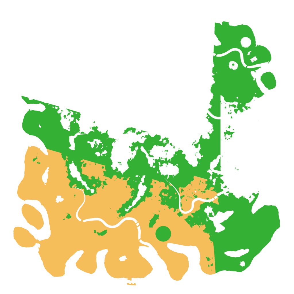 Biome Rust Map: Procedural Map, Size: 5000, Seed: 141674925