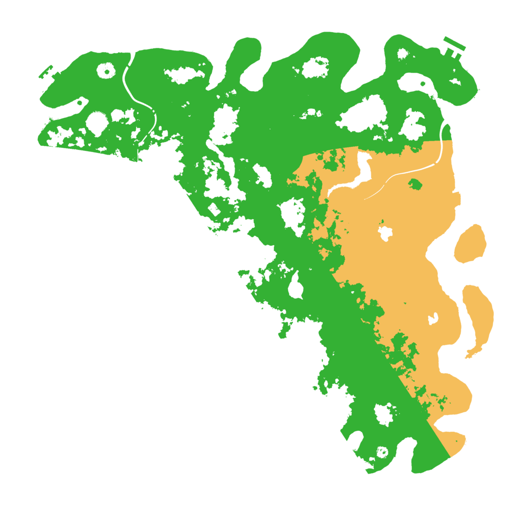 Biome Rust Map: Procedural Map, Size: 4500, Seed: 4755475