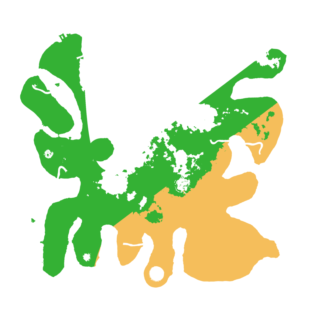 Biome Rust Map: Procedural Map, Size: 3700, Seed: 2112572454