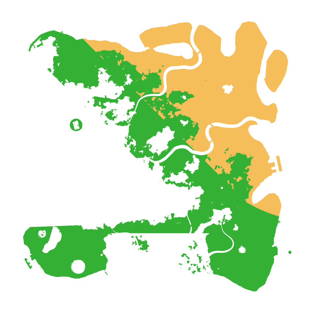 Biome Rust Map: Procedural Map, Size: 4000, Seed: 5460335