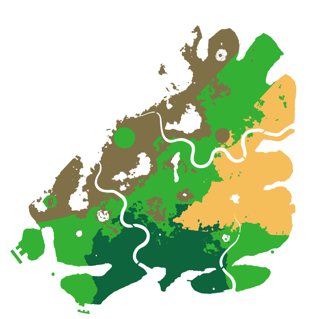 Biome Rust Map: Procedural Map, Size: 4000, Seed: 415879