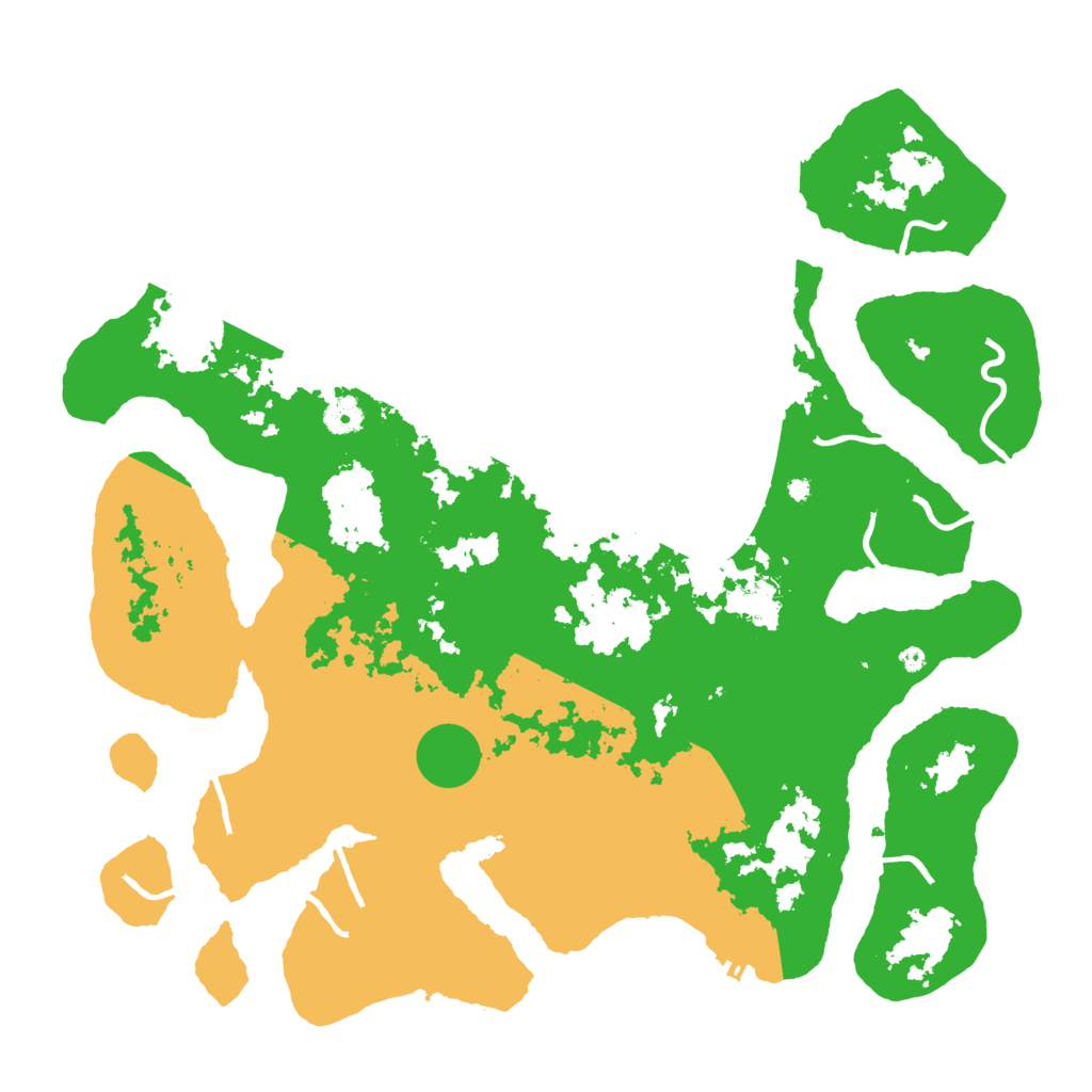 Biome Rust Map: Procedural Map, Size: 4500, Seed: 466730