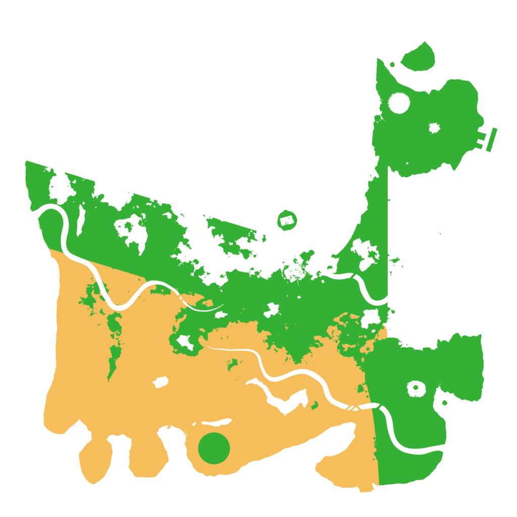 Biome Rust Map: Procedural Map, Size: 4300, Seed: 30902527