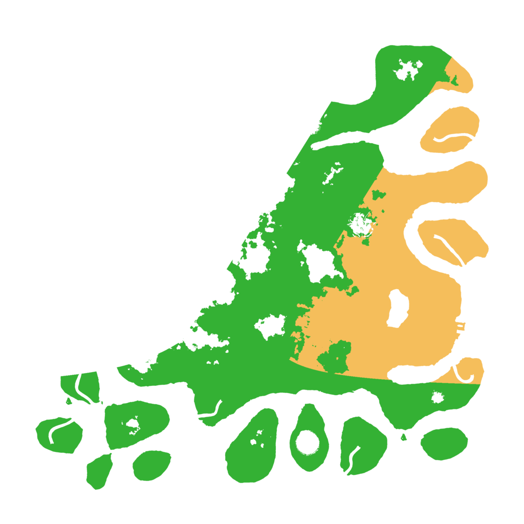 Biome Rust Map: Procedural Map, Size: 4000, Seed: 2001991