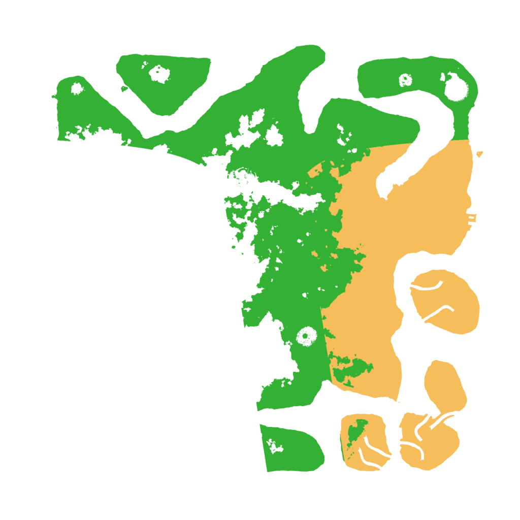 Biome Rust Map: Procedural Map, Size: 4000, Seed: 1496973