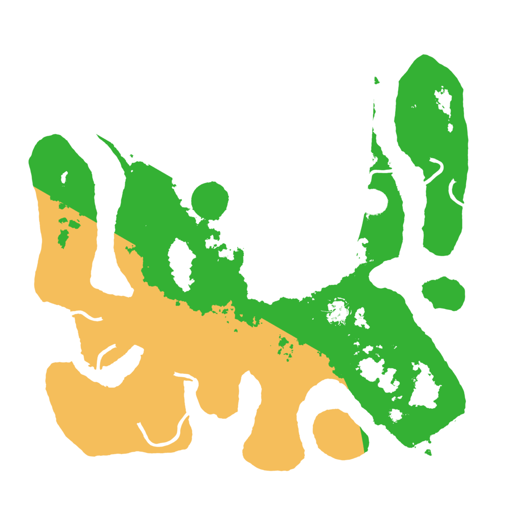 Biome Rust Map: Procedural Map, Size: 3700, Seed: 517982971