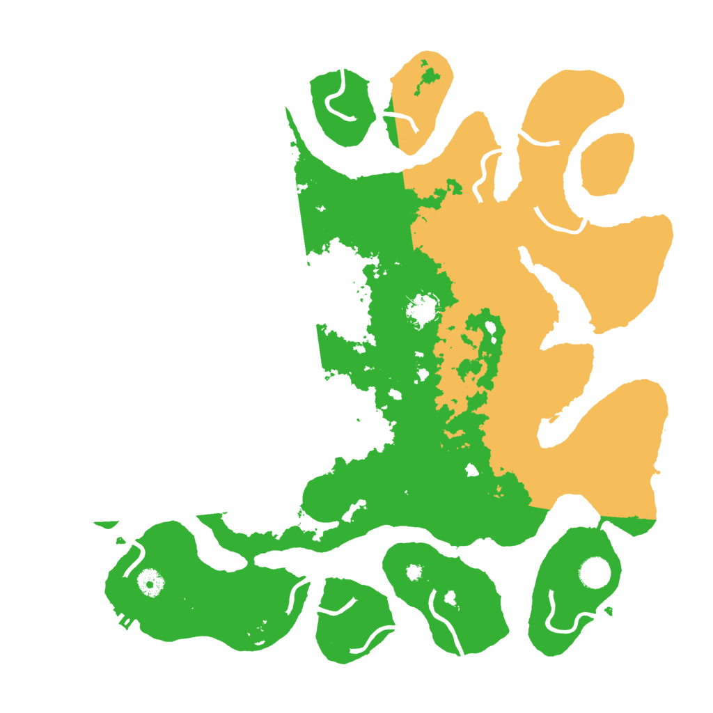 Biome Rust Map: Procedural Map, Size: 4000, Seed: 2662131