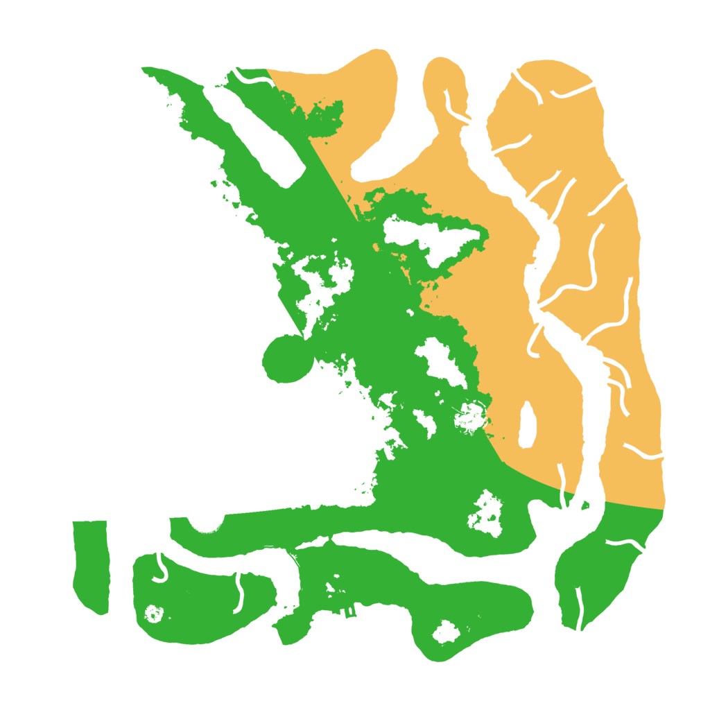 Biome Rust Map: Procedural Map, Size: 4000, Seed: 2334021