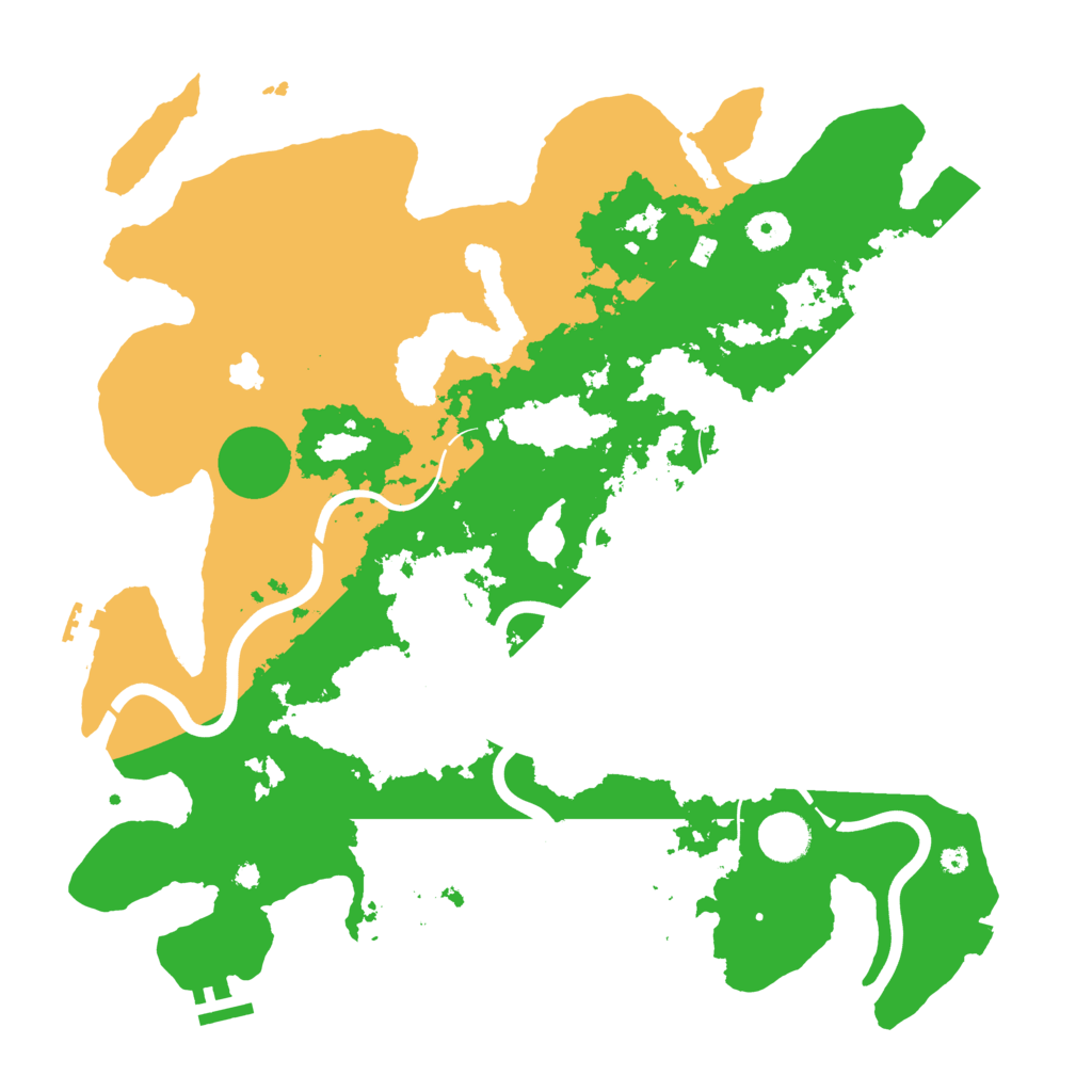 Biome Rust Map: Procedural Map, Size: 4000, Seed: 6386030