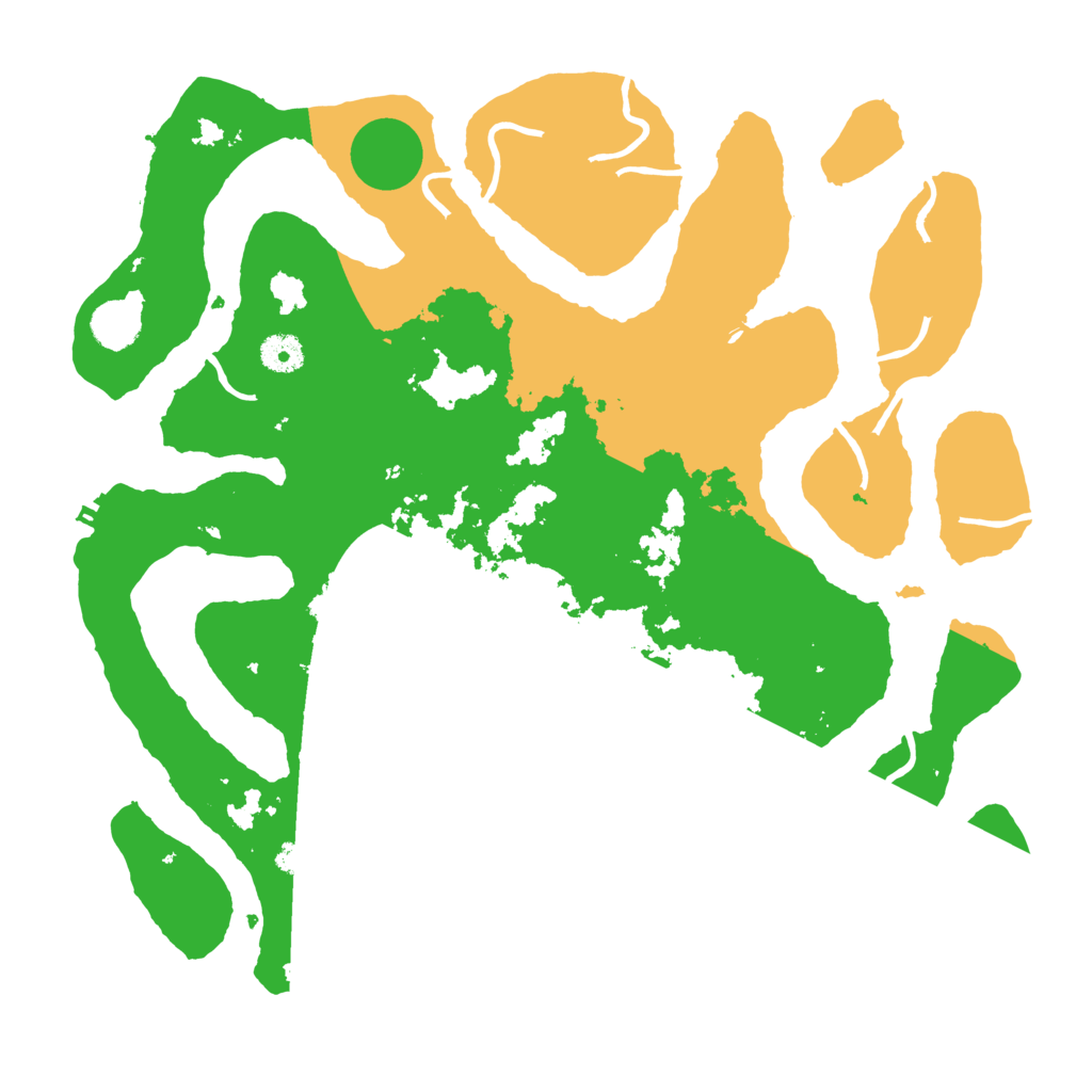 Biome Rust Map: Procedural Map, Size: 4000, Seed: 18859
