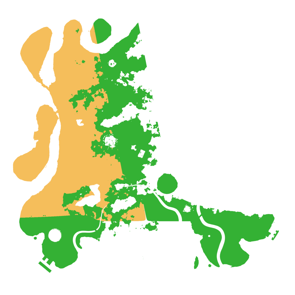 Biome Rust Map: Procedural Map, Size: 4000, Seed: 2079589