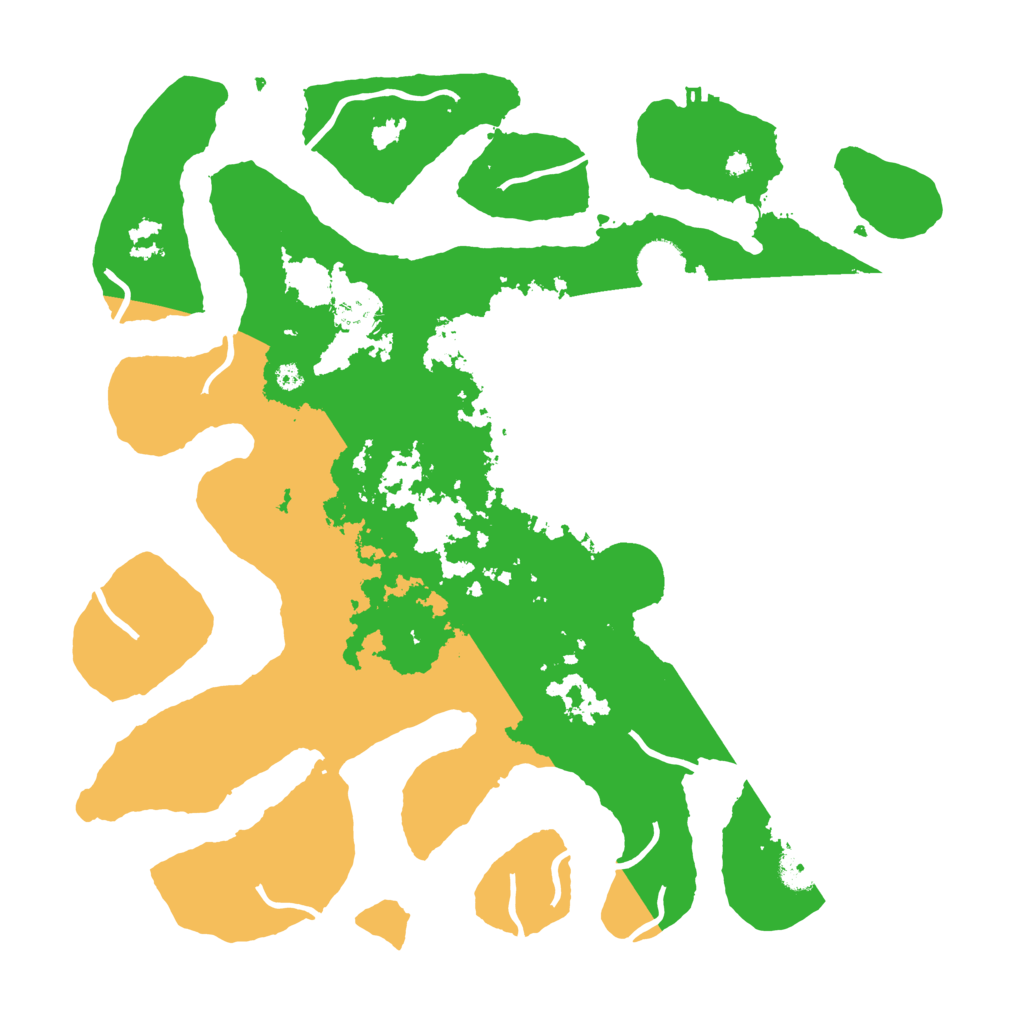 Biome Rust Map: Procedural Map, Size: 4000, Seed: 5067174