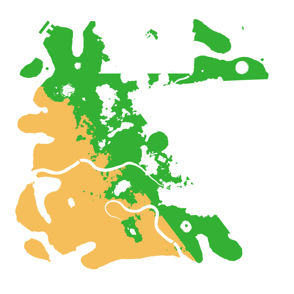 Biome Rust Map: Procedural Map, Size: 4000, Seed: 490087