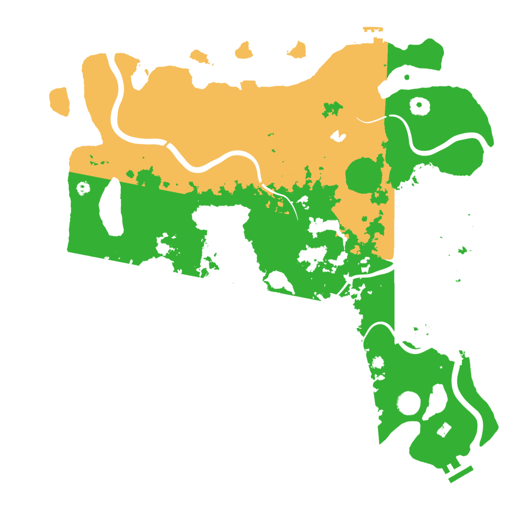 Biome Rust Map: Procedural Map, Size: 4000, Seed: 6212454