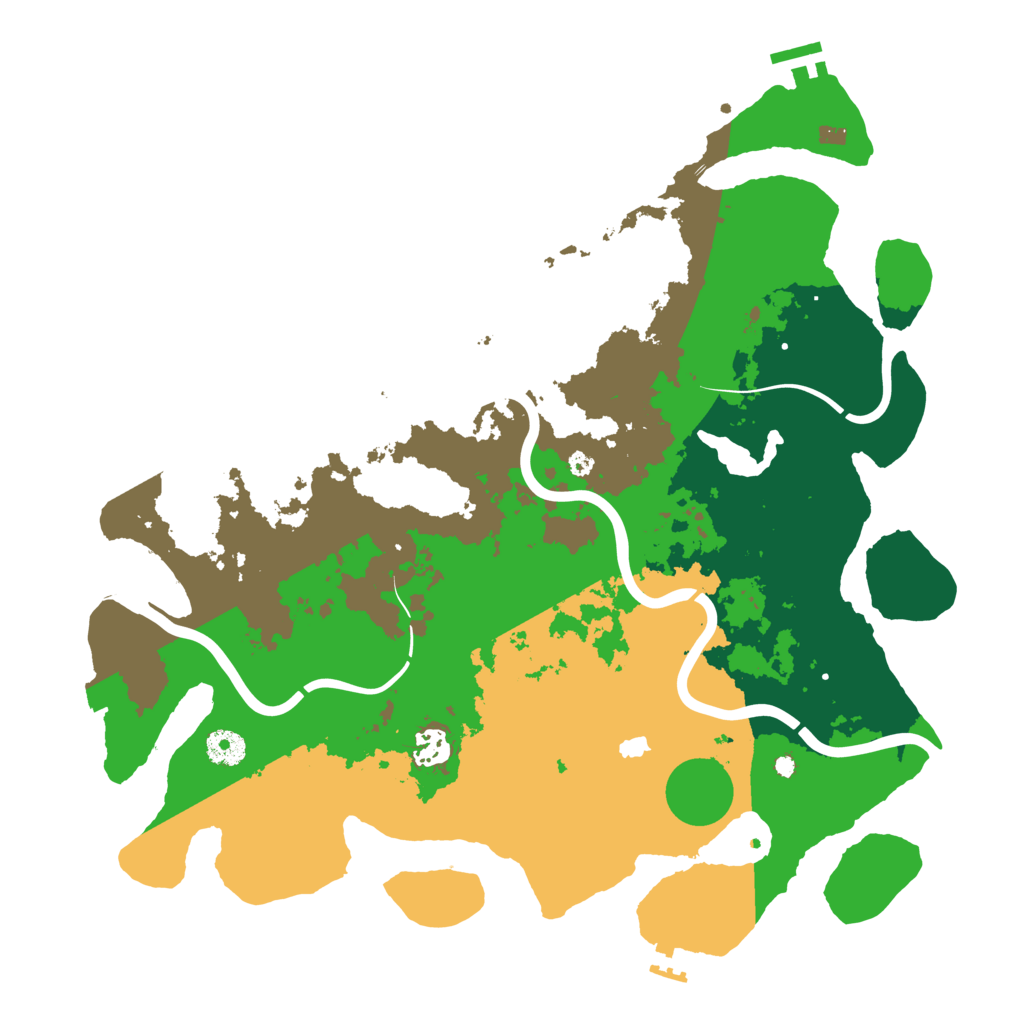 Biome Rust Map: Procedural Map, Size: 4000, Seed: 3979299
