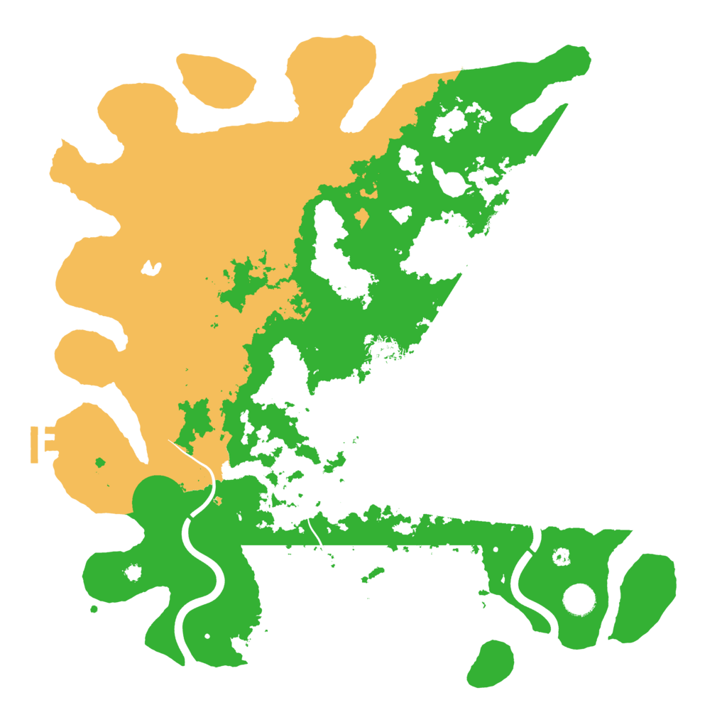 Biome Rust Map: Procedural Map, Size: 4000, Seed: 808714
