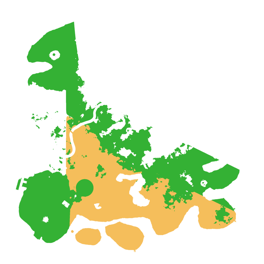 Biome Rust Map: Procedural Map, Size: 4000, Seed: 199752