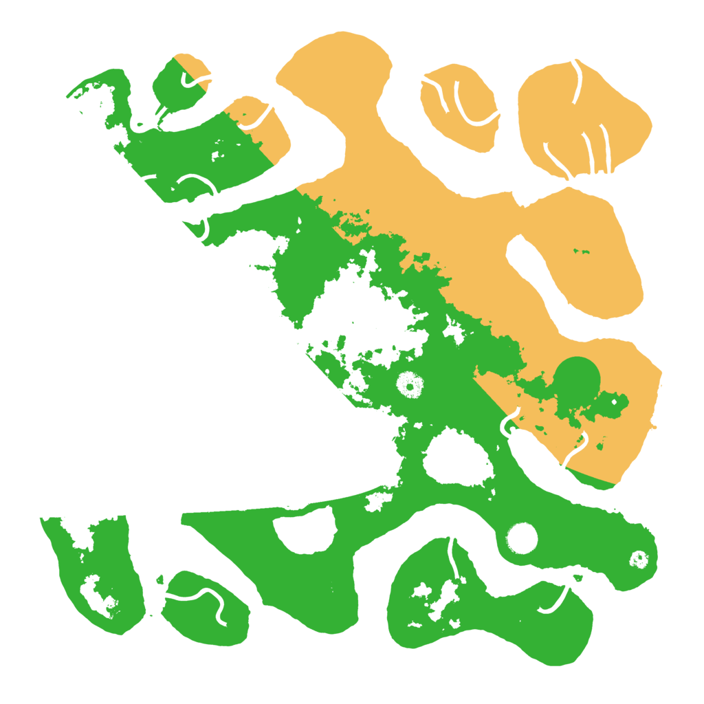 Biome Rust Map: Procedural Map, Size: 4000, Seed: 520929