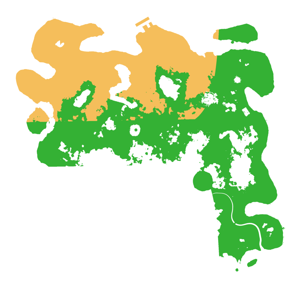 Biome Rust Map: Procedural Map, Size: 4000, Seed: 881590