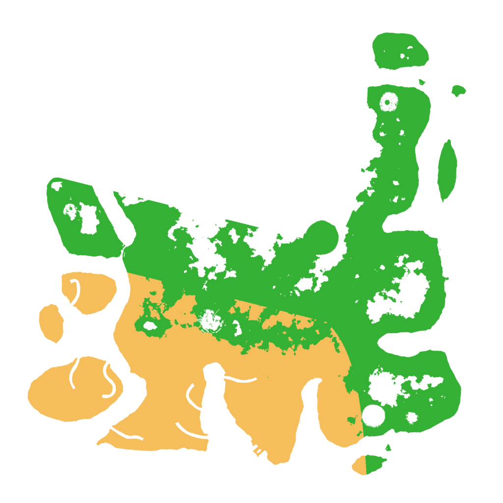 Biome Rust Map: Procedural Map, Size: 4000, Seed: 445888