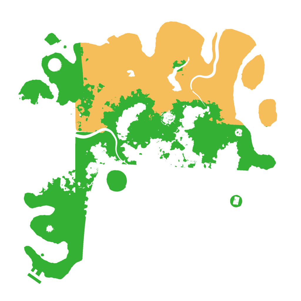 Biome Rust Map: Procedural Map, Size: 4000, Seed: 1462175