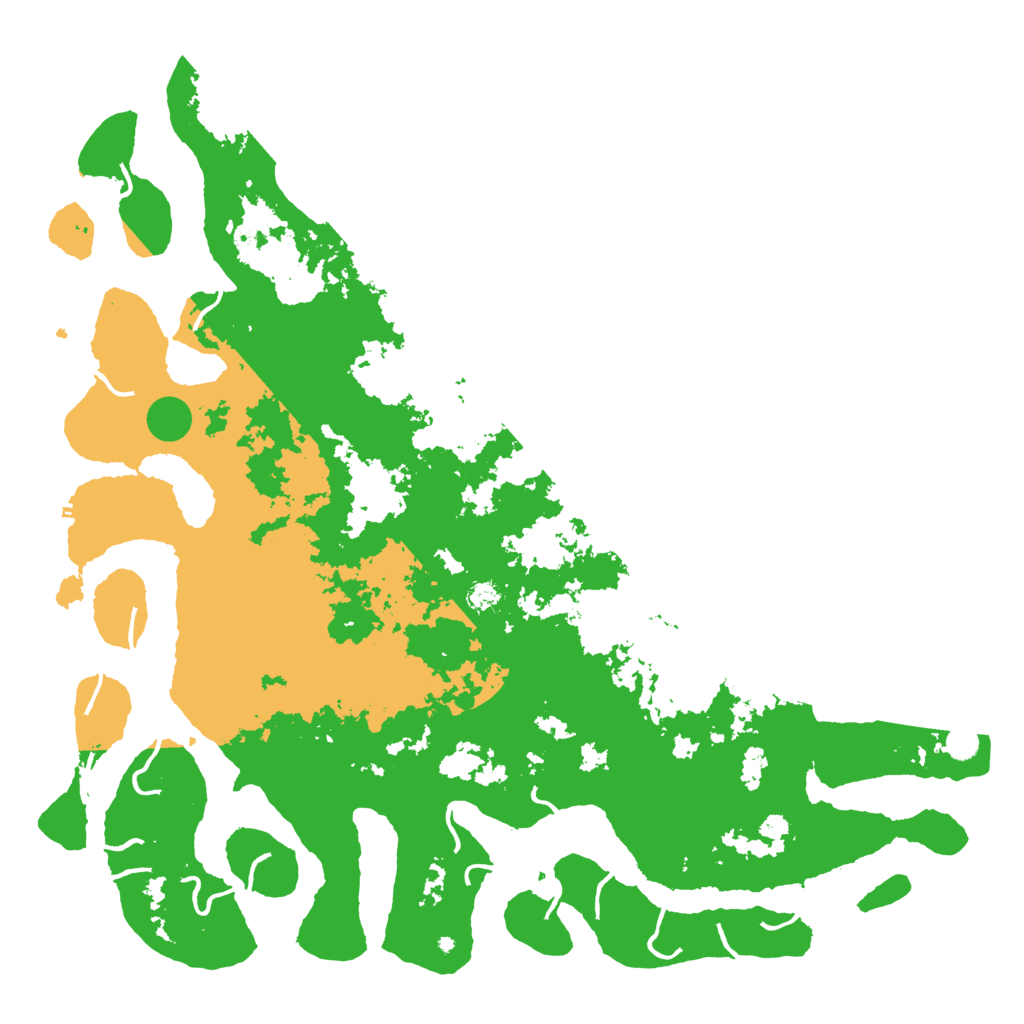 Biome Rust Map: Procedural Map, Size: 6000, Seed: 1454
