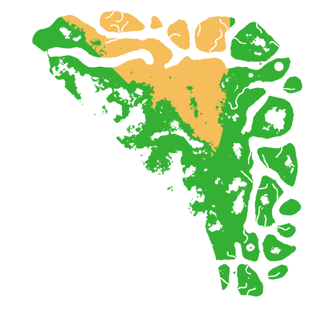 Biome Rust Map: Procedural Map, Size: 6000, Seed: 720581079