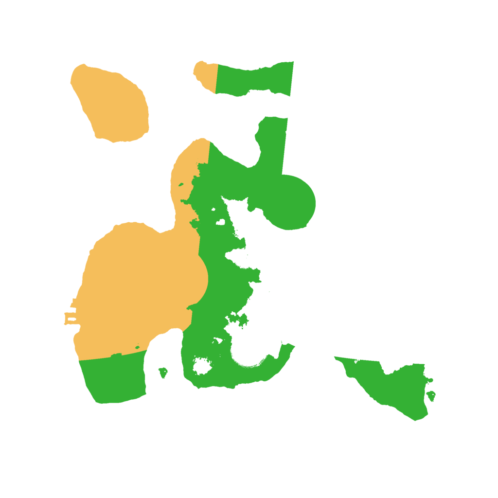 Biome Rust Map: Procedural Map, Size: 2500, Seed: 1562025