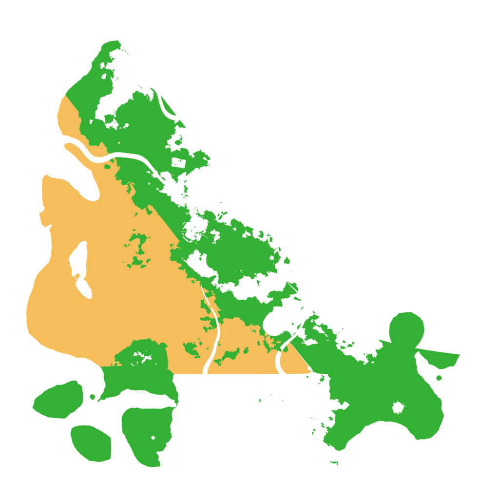 Biome Rust Map: Procedural Map, Size: 3800, Seed: 2911349
