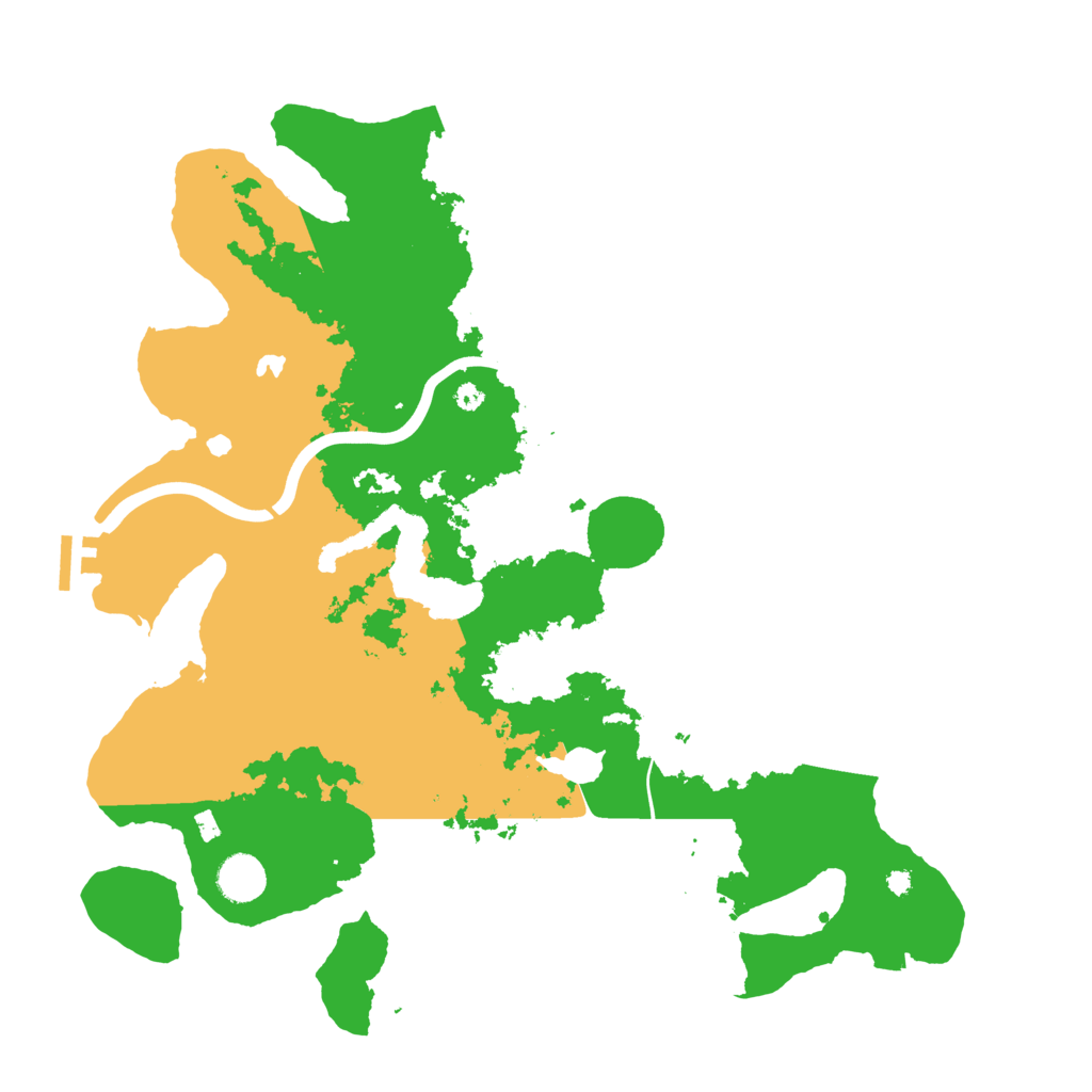 Biome Rust Map: Procedural Map, Size: 4000, Seed: 2312239