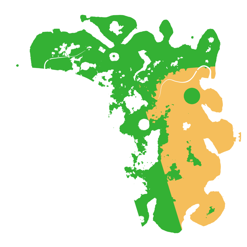 Biome Rust Map: Procedural Map, Size: 4000, Seed: 3106121
