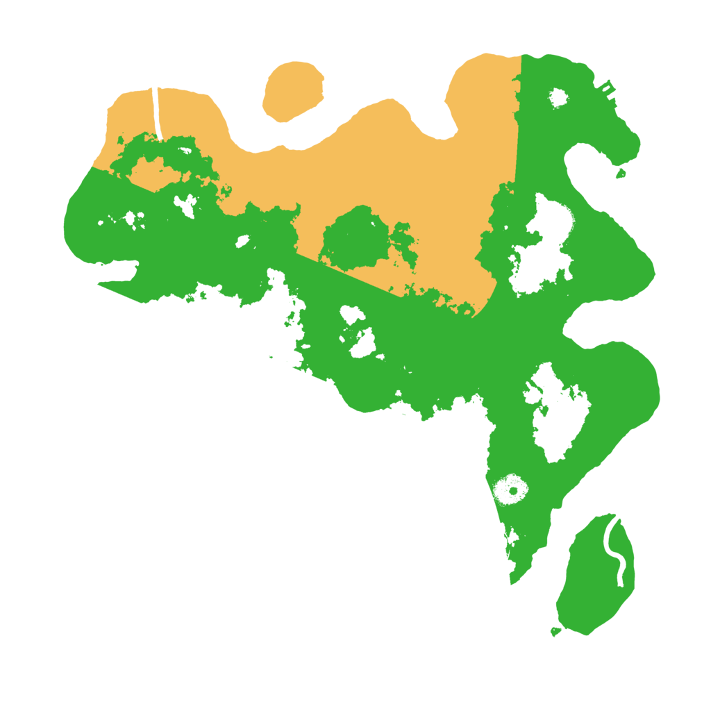 Biome Rust Map: Procedural Map, Size: 3500, Seed: 1250614867
