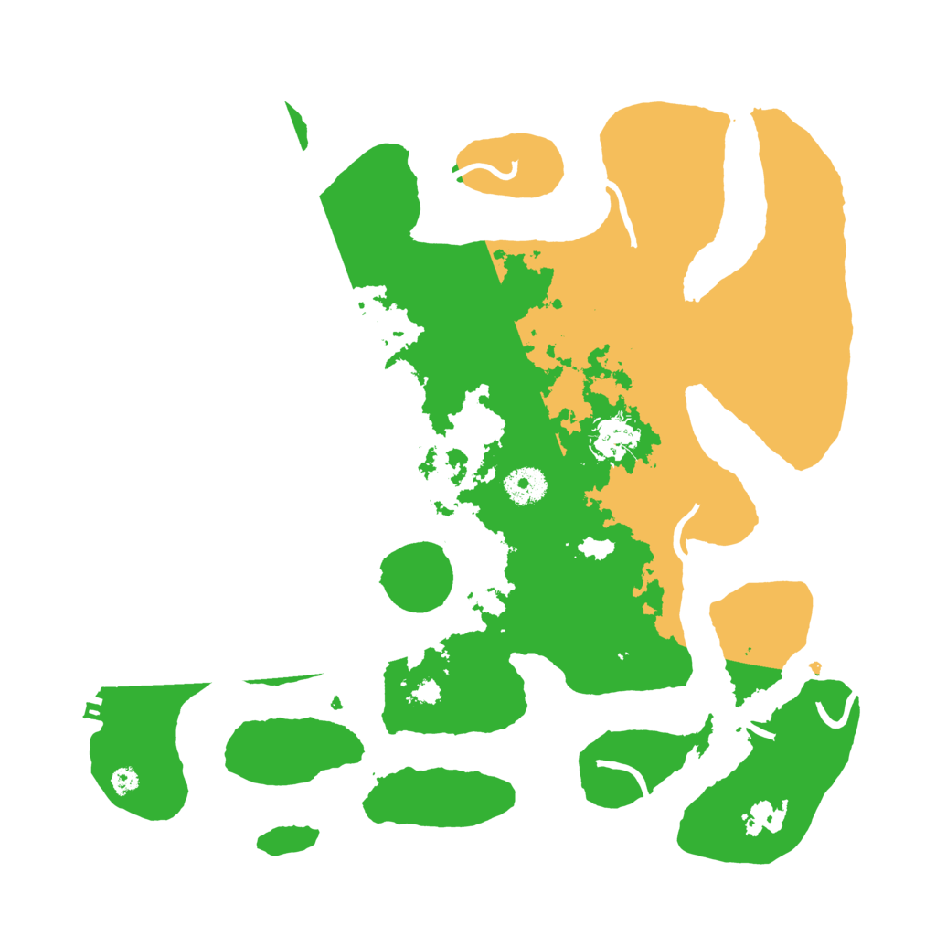 Biome Rust Map: Procedural Map, Size: 3550, Seed: 212429