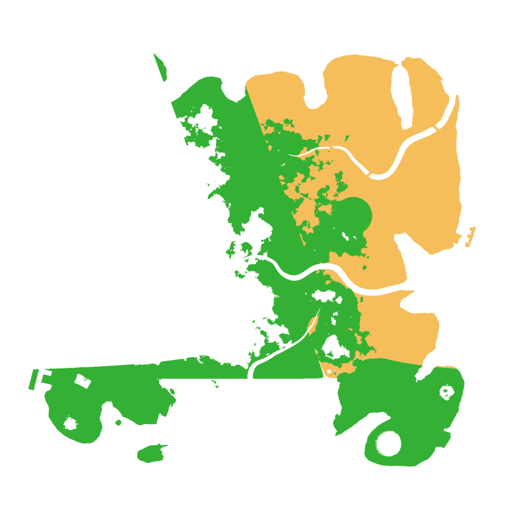 Biome Rust Map: Procedural Map, Size: 3550, Seed: 212429