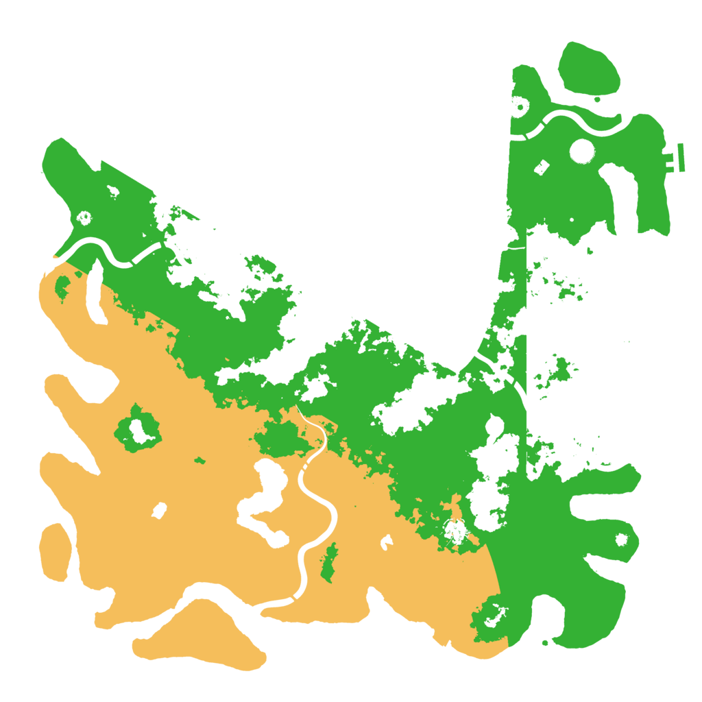 Biome Rust Map: Procedural Map, Size: 5000, Seed: 35685763