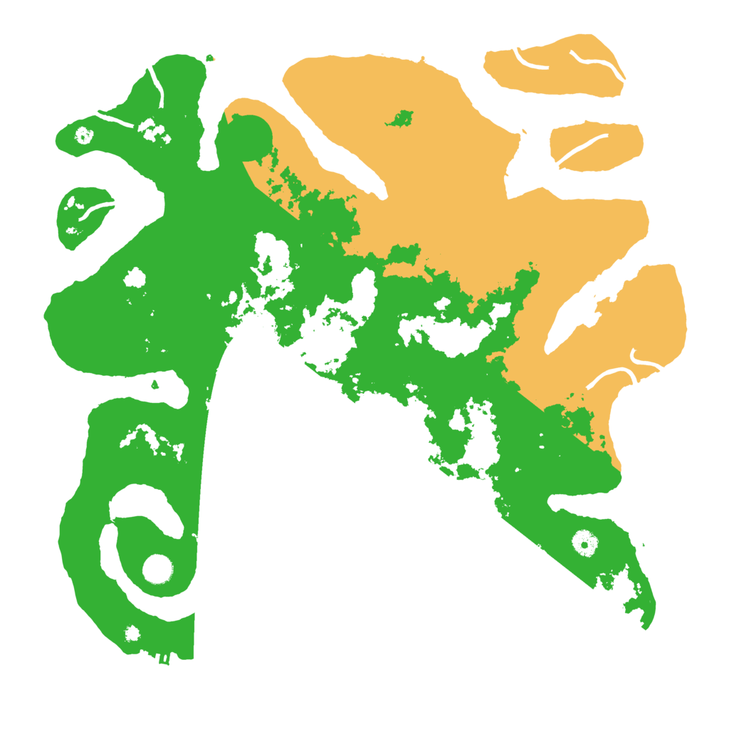 Biome Rust Map: Procedural Map, Size: 4300, Seed: 1357811880