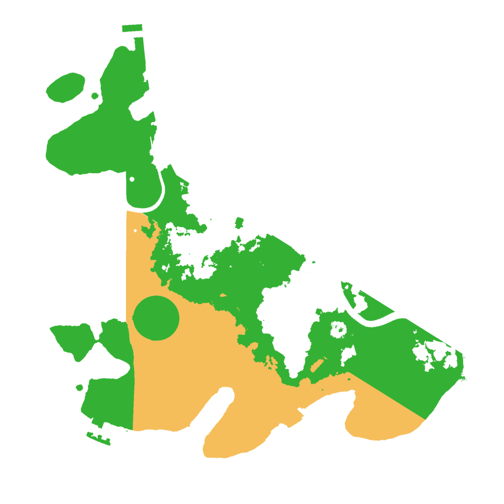 Biome Rust Map: Procedural Map, Size: 3000, Seed: 2021689688