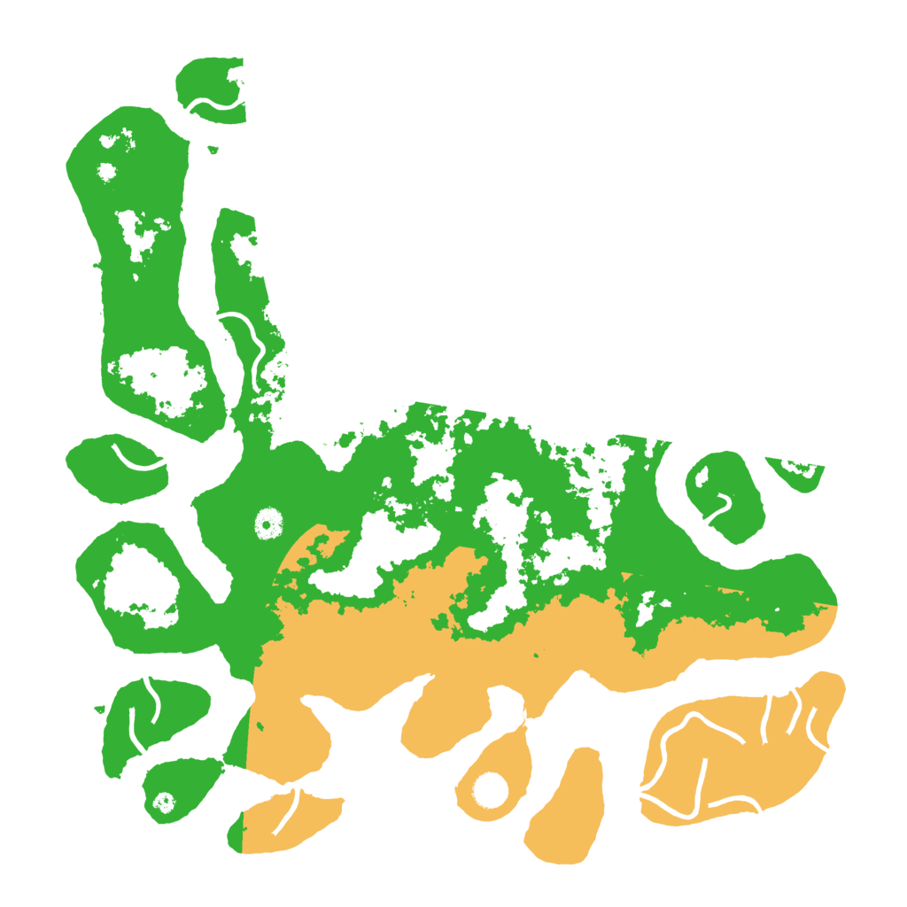 Biome Rust Map: Procedural Map, Size: 4500, Seed: 1264567