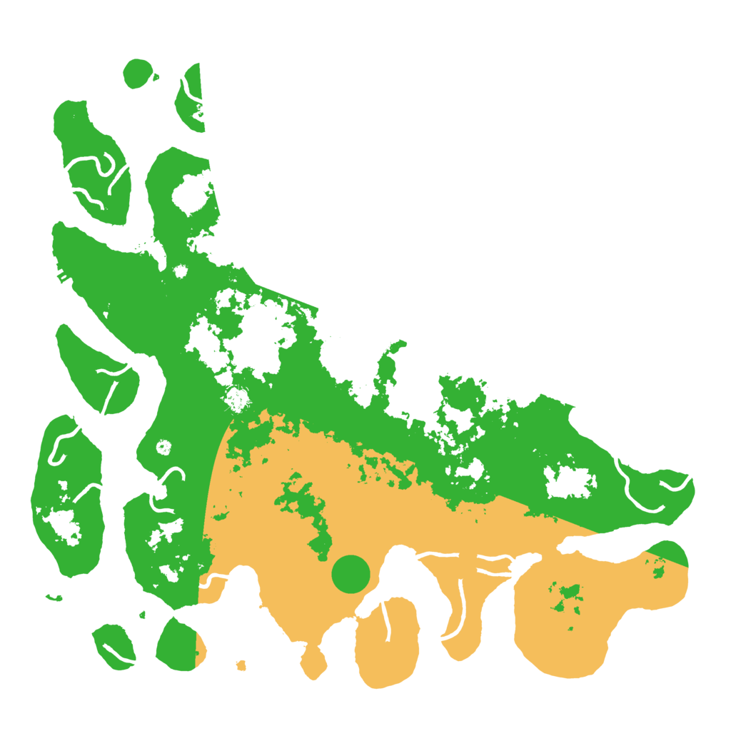 Biome Rust Map: Procedural Map, Size: 5000, Seed: 308208108