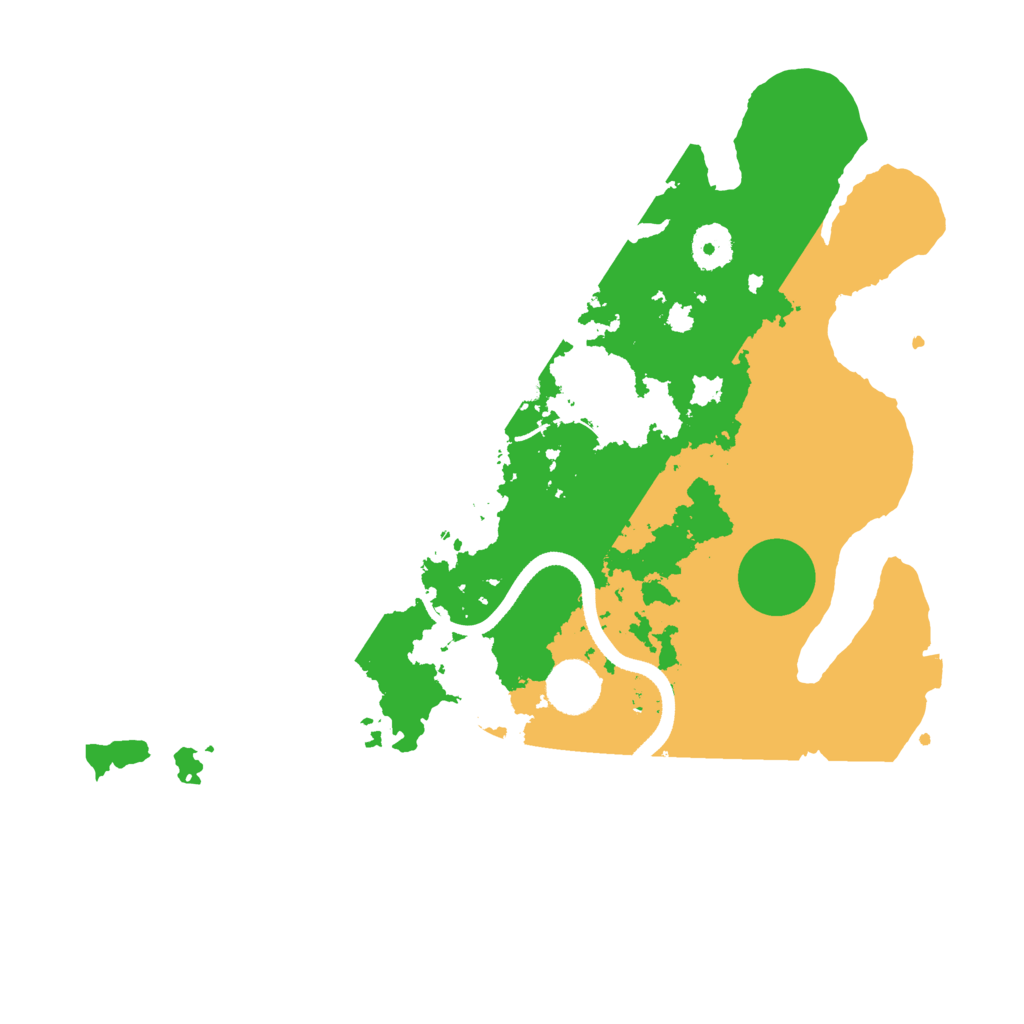 Biome Rust Map: Procedural Map, Size: 3500, Seed: 5889425