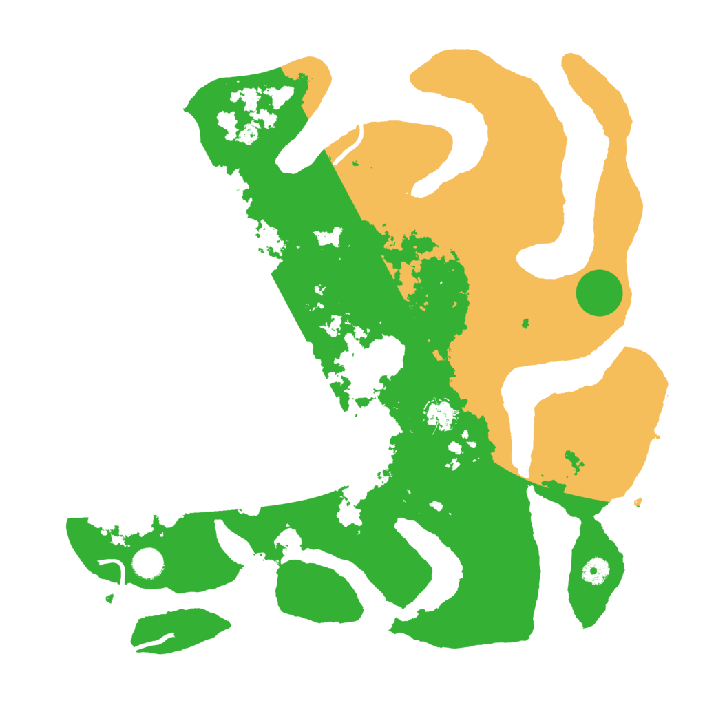 Biome Rust Map: Procedural Map, Size: 4000, Seed: 2214745