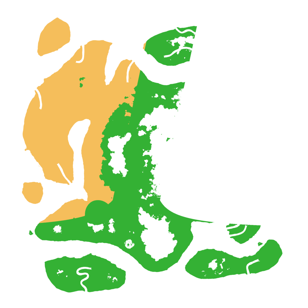 Biome Rust Map: Procedural Map, Size: 3500, Seed: 6186823