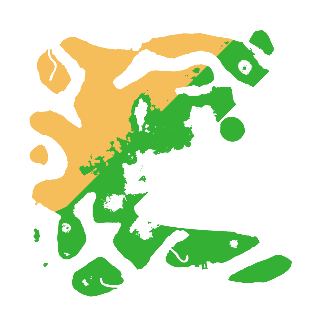 Biome Rust Map: Procedural Map, Size: 3500, Seed: 3347465