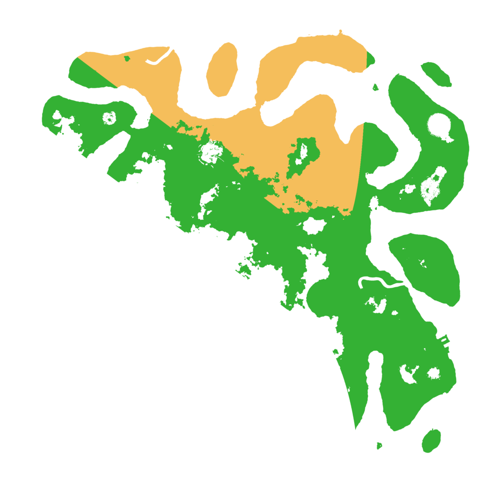 Biome Rust Map: Procedural Map, Size: 3800, Seed: 370942