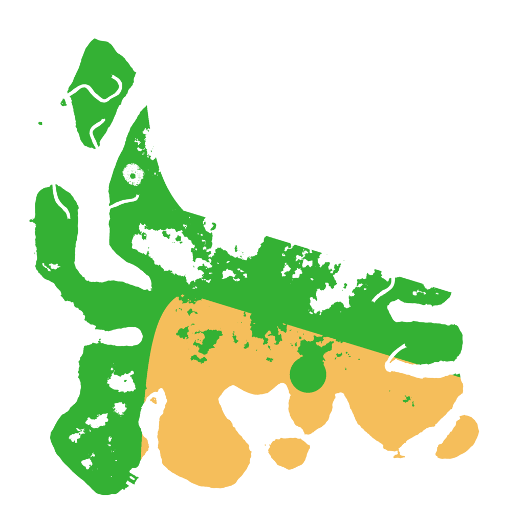 Biome Rust Map: Procedural Map, Size: 3800, Seed: 2001077