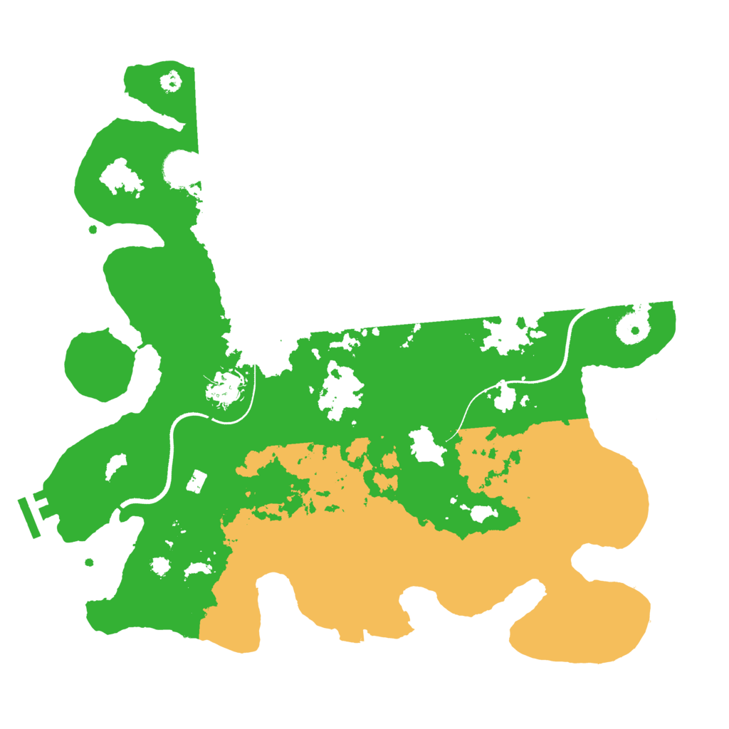 Biome Rust Map: Procedural Map, Size: 3500, Seed: 2507906