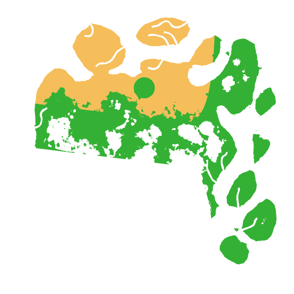 Biome Rust Map: Procedural Map, Size: 3700, Seed: 3857819